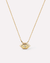 Gold Pendant Necklace - Walker Pendant