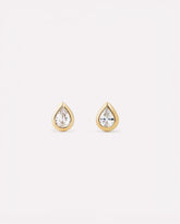 Gold Stud Earrings - Lennox Studs