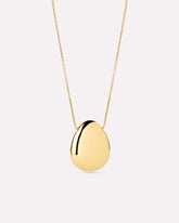 Gold Pendant - Pebble Large