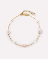 Flower Bracelet - Hannah Bracelet Rose Quartz