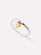 Heart Ring - Leia Two Tone
