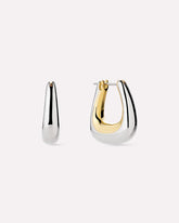 Statement Earrings - Dakota Two Tone