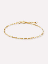 Gold Chain Bracelet - Gold Paperclip Bracelet