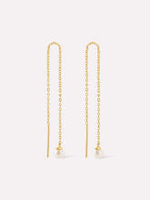 Pearl Threader Earrings - Abrielle