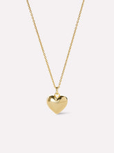 Gold Heart Necklace - Lev Small