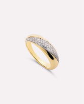 Gold Band Ring - Kira Dome Ring