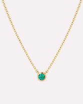 Birthstone Necklace - Solo Birthstone Necklace