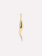 Solid Yellow Gold - Italian Horn Charm