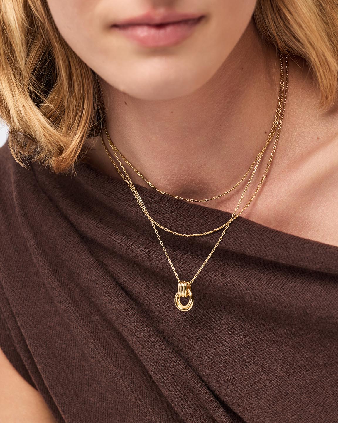 Statement Necklace - Palmer Gold