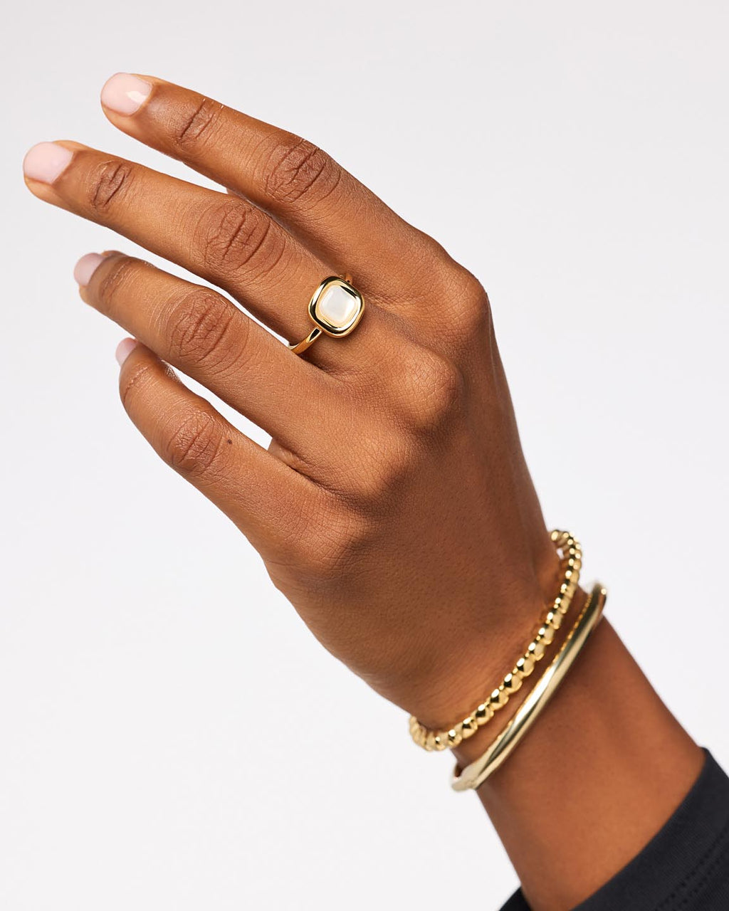 Statement Ring - Clara Ring Mother of Pearl