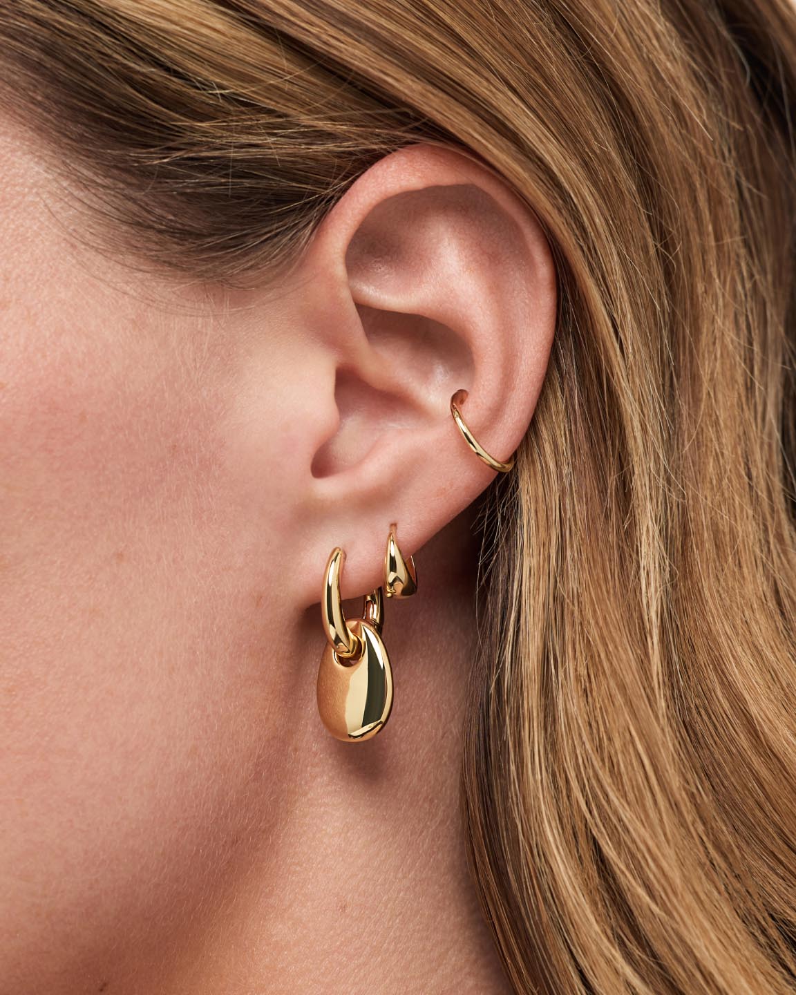 Drop Earrings - Kayla Gold