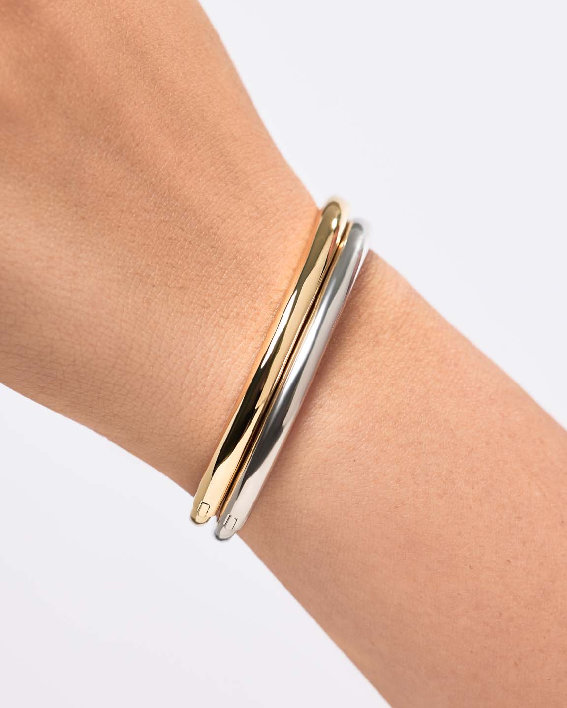 Gold Bangle Bracelet - Brynley