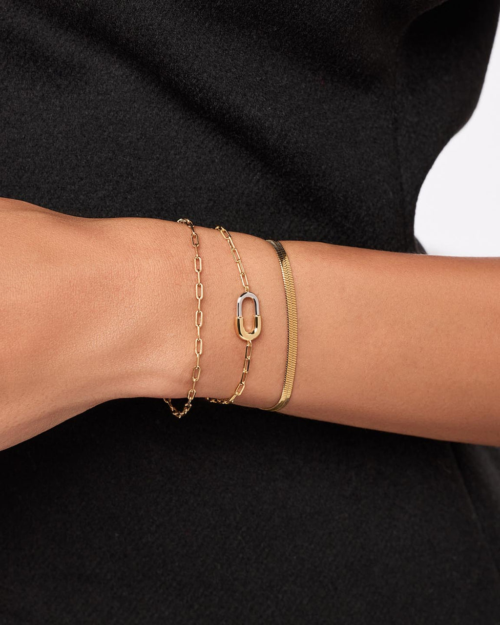 Gold Charm Bracelet - Blake Bracelet