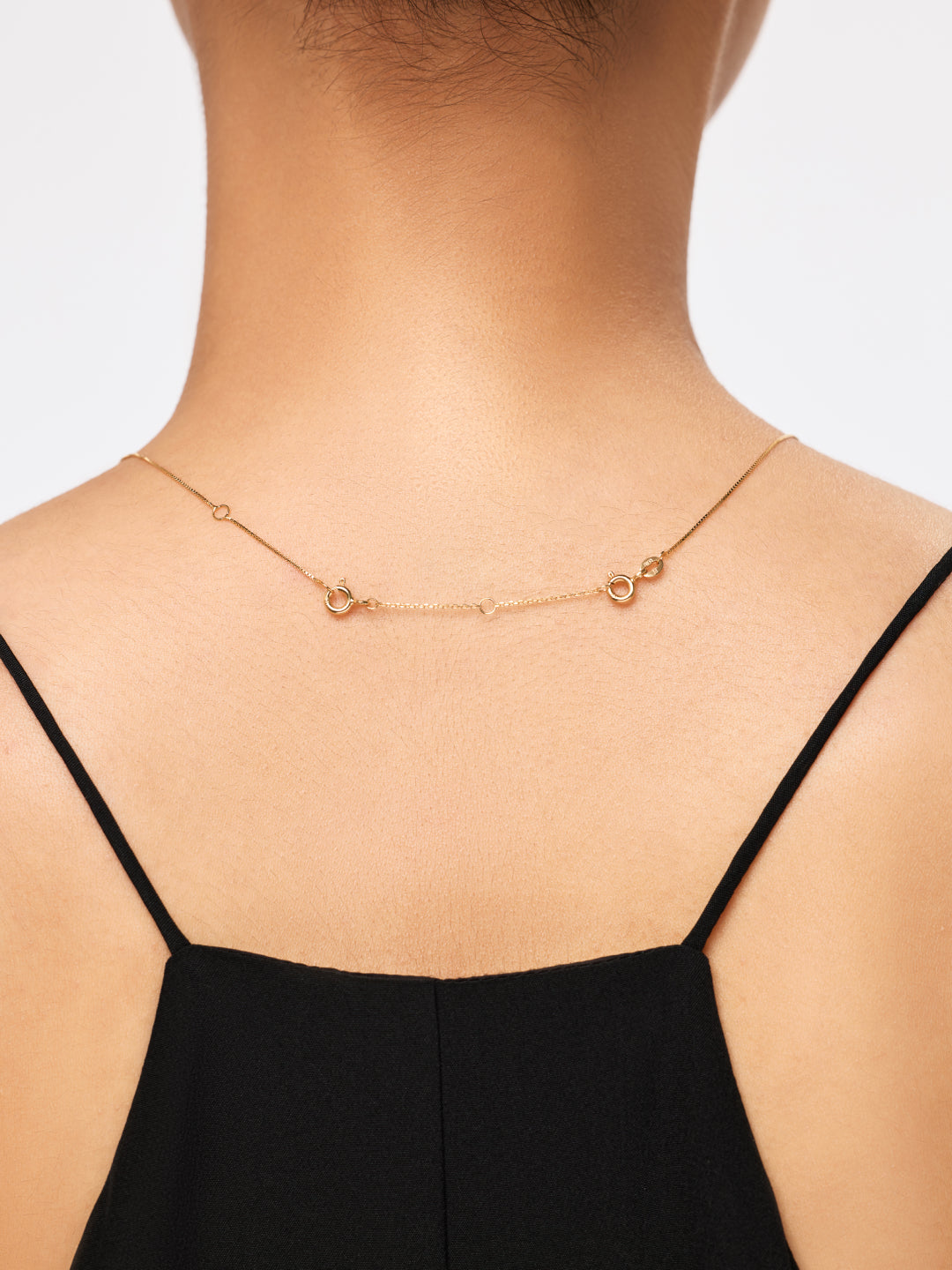Solid Yellow Gold - Solid Gold Necklace Extender
