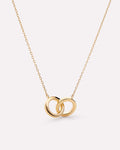 Solid Yellow Gold - Duo Links Necklace