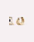 Gold Hoop Earrings - Esme Triple