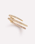 Gold Ring - Oren Triple Pave
