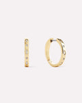 Gold Hoop Earrings - Selena Medium Hoops
