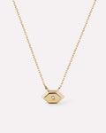 Gold Pendant Necklace - Walker Pendant