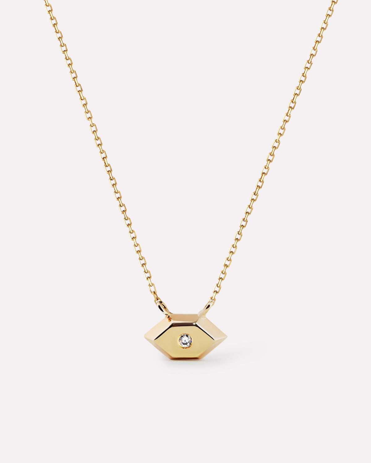 Gold Pendant Necklace - Walker Pendant