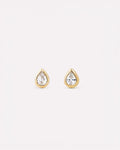 Gold Stud Earrings - Lennox Studs