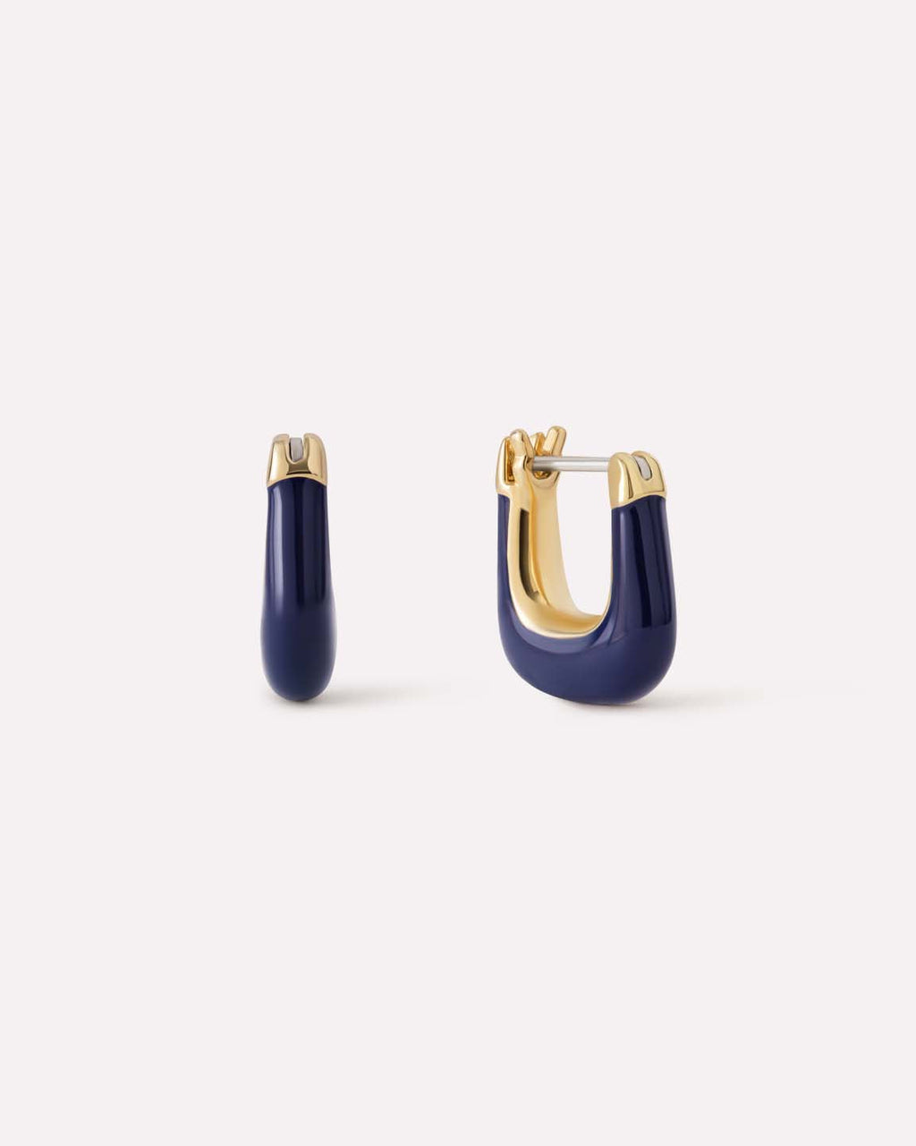 Huggie Earrings - Dakota Mini Navy