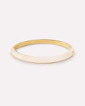 Gold Bangle Bracelet - Brynley White