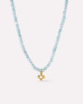 Beaded Necklace - Liora Blue Jade Bead Necklace
