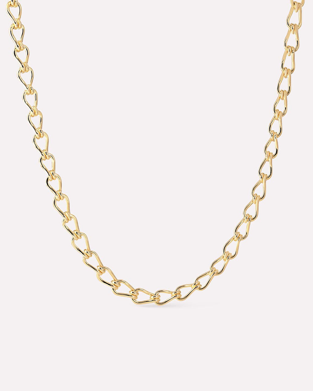 Gold Chain Necklace - Violet Chain Necklace