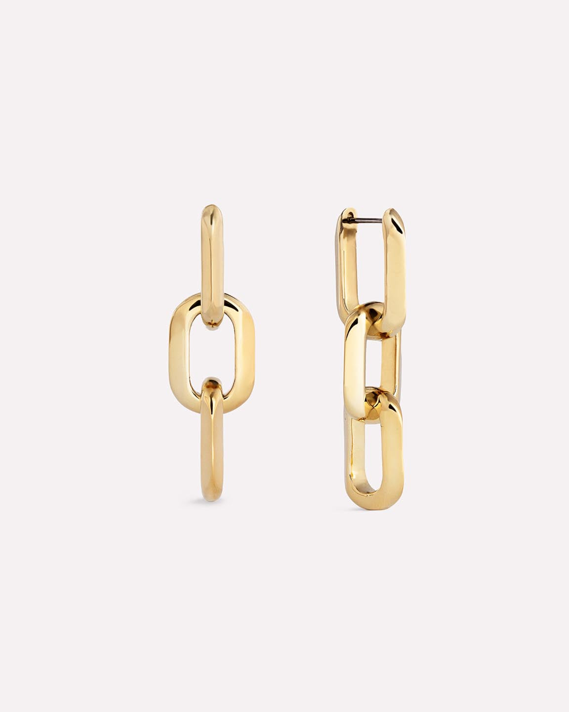 Statement Earrings - Eve Triple Link Hoops