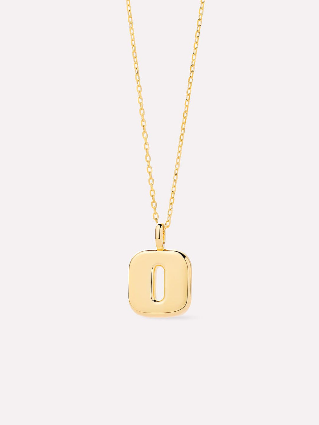 Sterling Silver - Bubble Letter Necklace