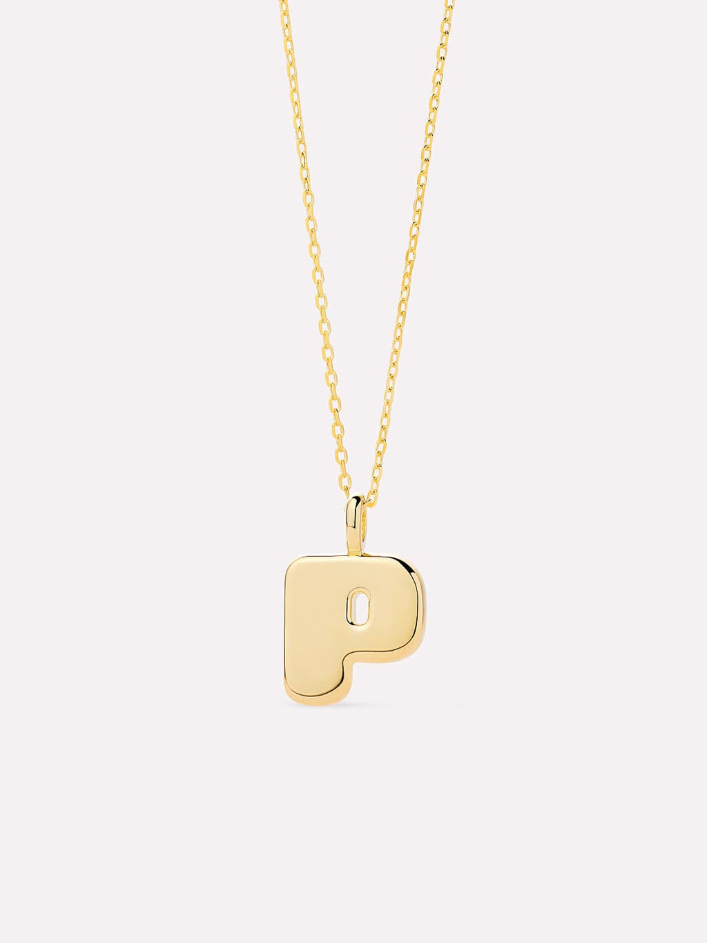 Sterling Silver - Bubble Letter Necklace