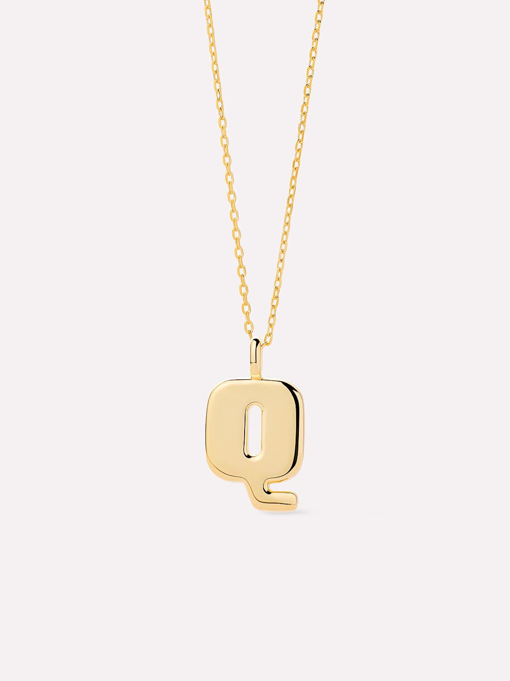 Sterling Silver - Bubble Letter Necklace
