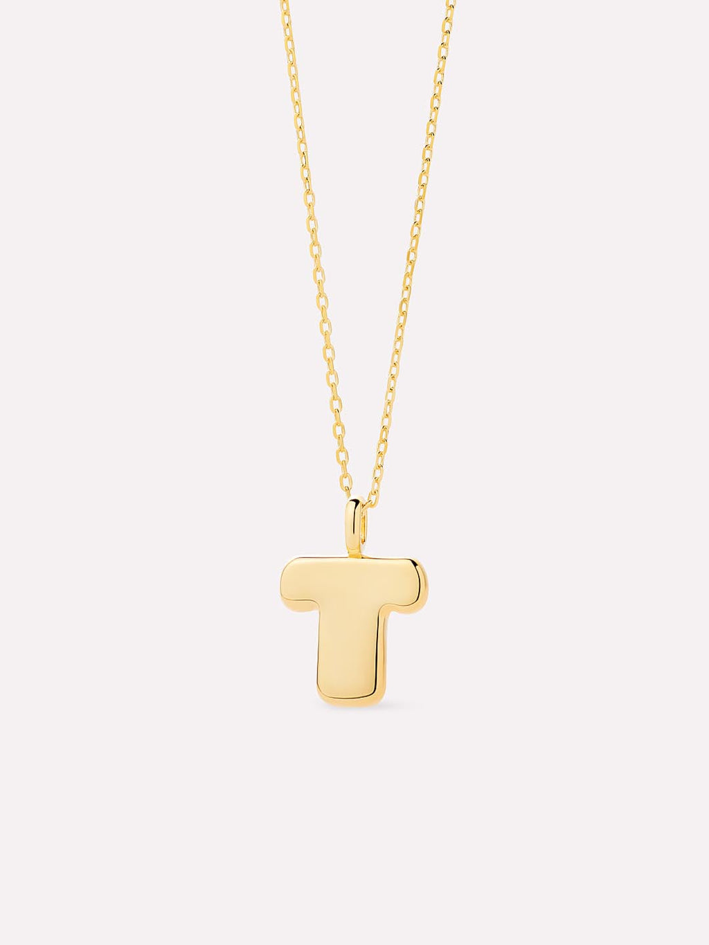 Sterling Silver - Bubble Letter Necklace