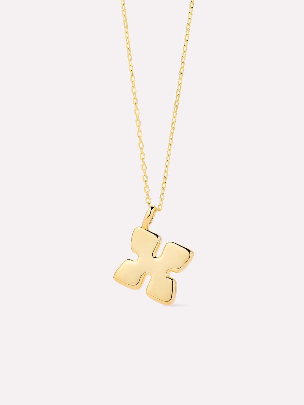 Sterling Silver - Bubble Letter Necklace