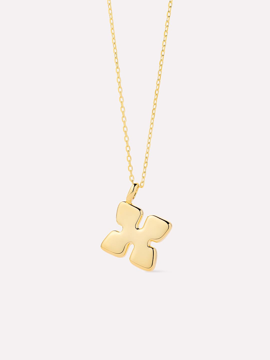 Sterling Silver - Bubble Letter Necklace