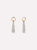Earring Charms - Micropave Drop Charms