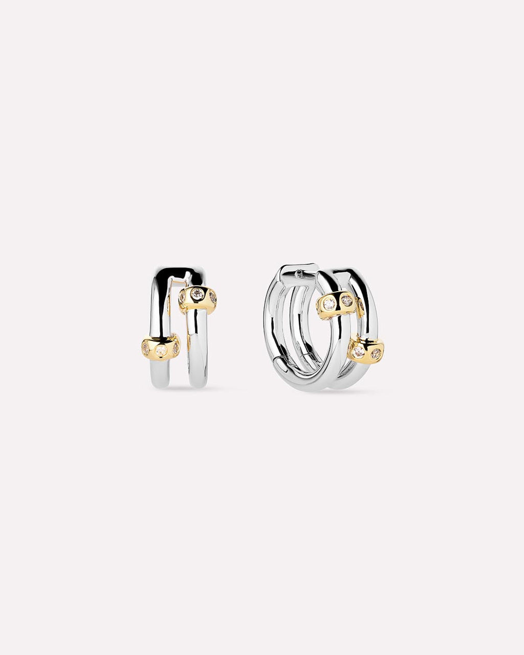 Silver Earrings - Cyrus Double