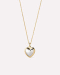 Gold Pendant - Lev Small Two Tone