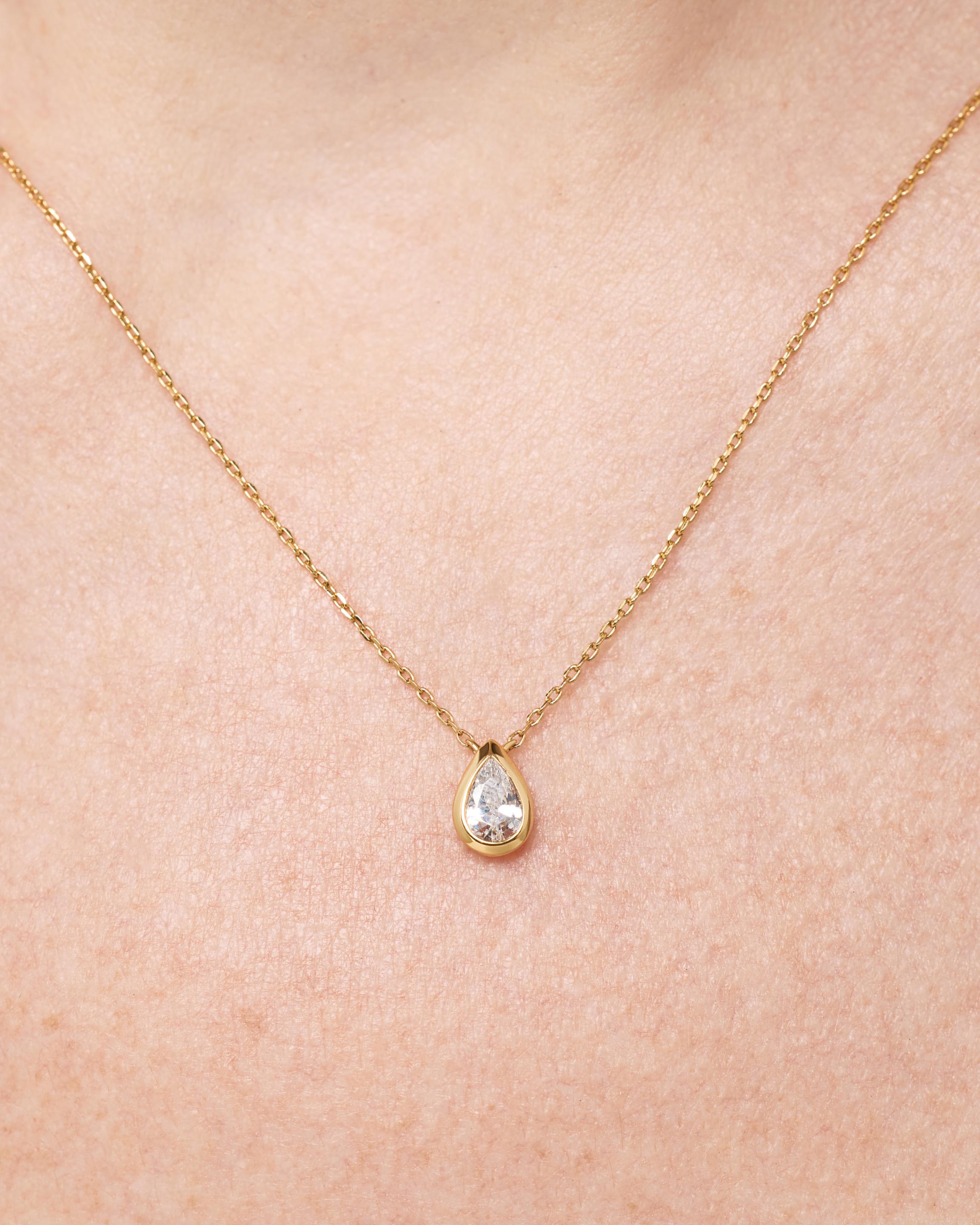 Gold Pendant Necklace - Lennox Pendant