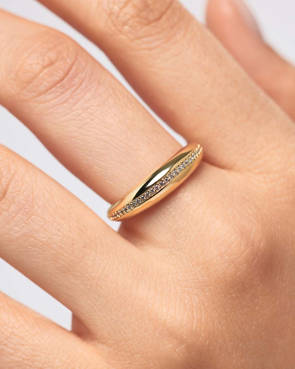 Gold Ring - Rowan Pave