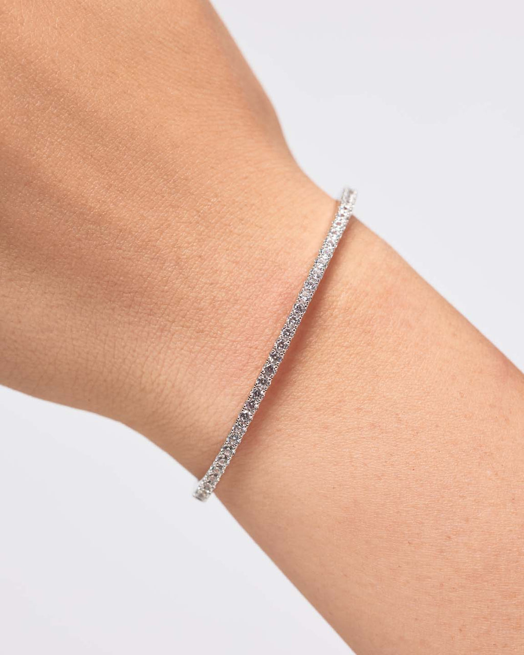 Bangle Bracelet - Juliette Silver