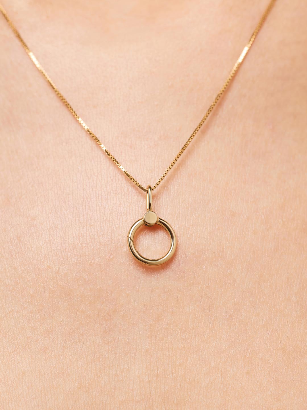 Solid Yellow Gold - Charm Collector Necklace