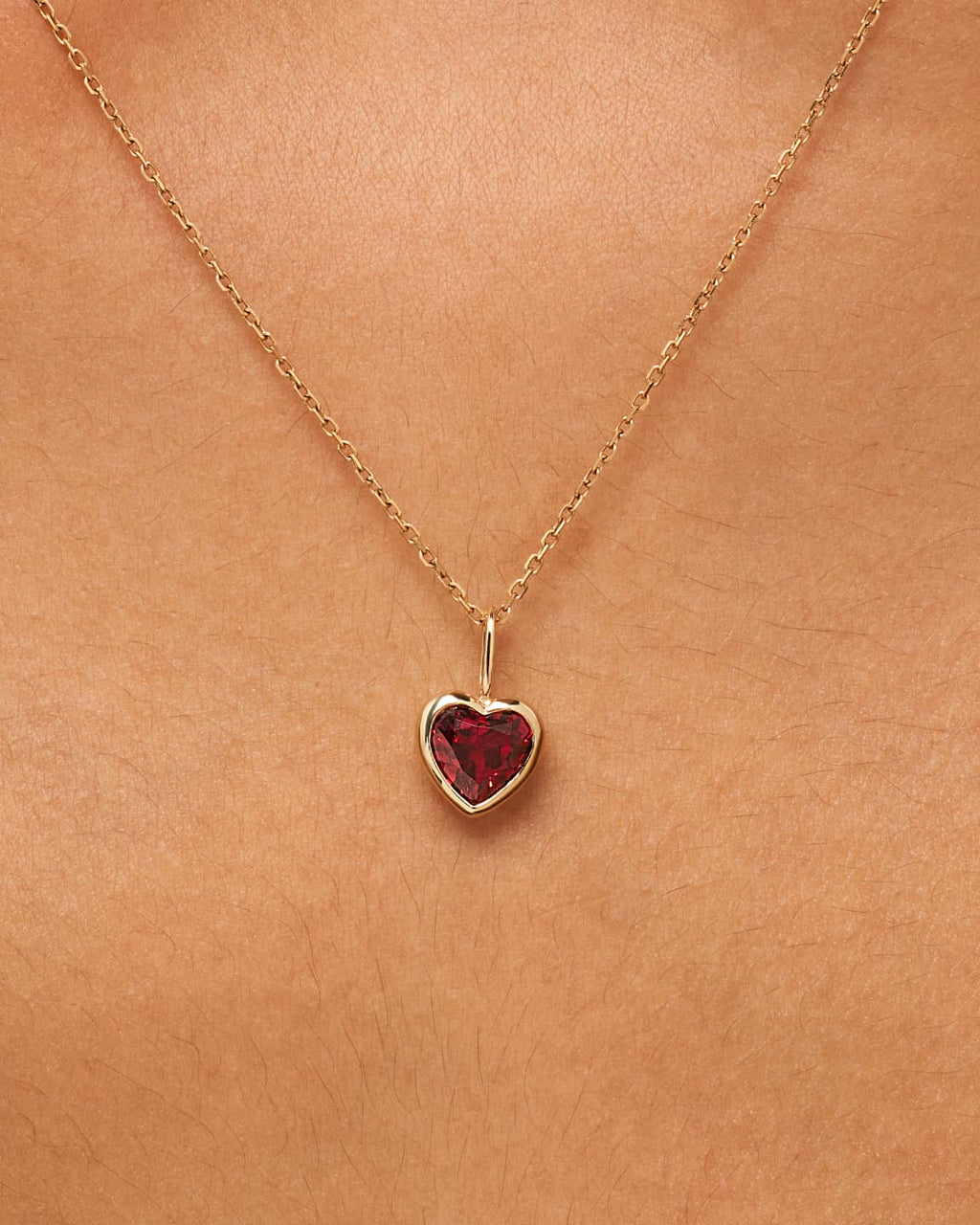 Solid Yellow Gold - Heirloom Heart Charm
