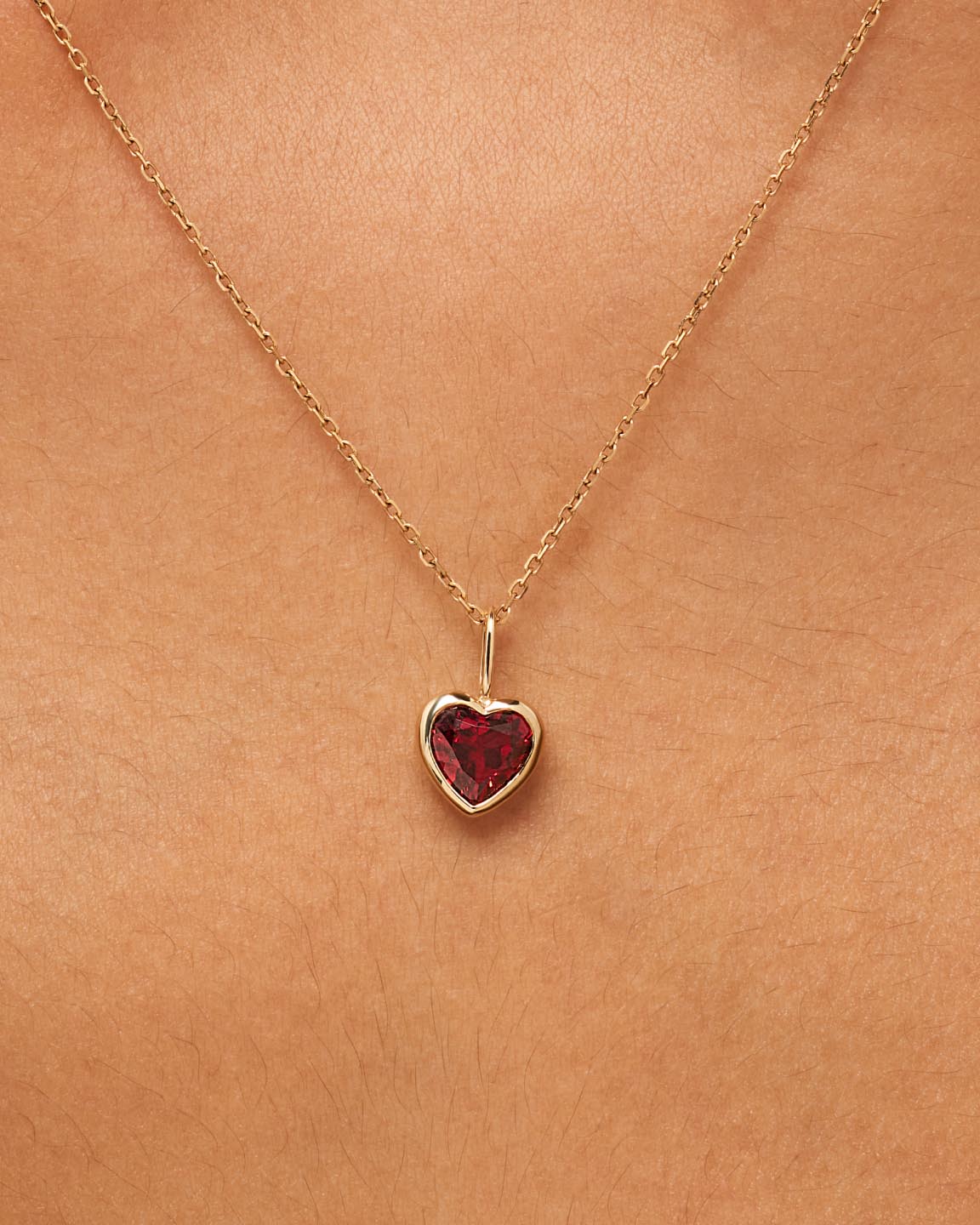 Solid Yellow Gold - Heirloom Heart Charm