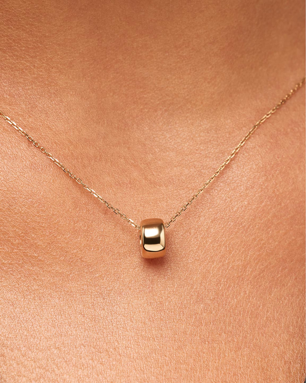 Solid Yellow Gold - Luna Charm