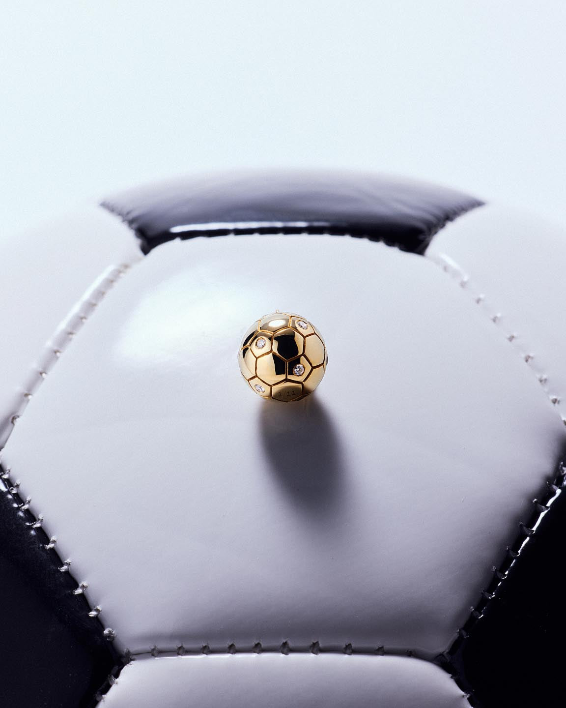 Solid Yellow Gold - Ballon d'Or Charm