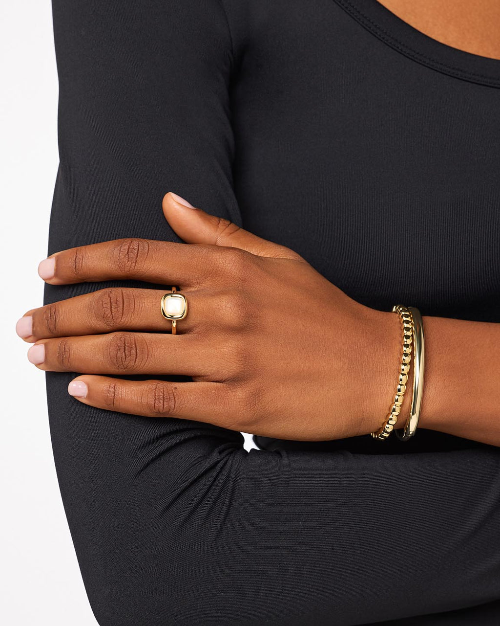 Statement Ring - Clara Ring Mother of Pearl