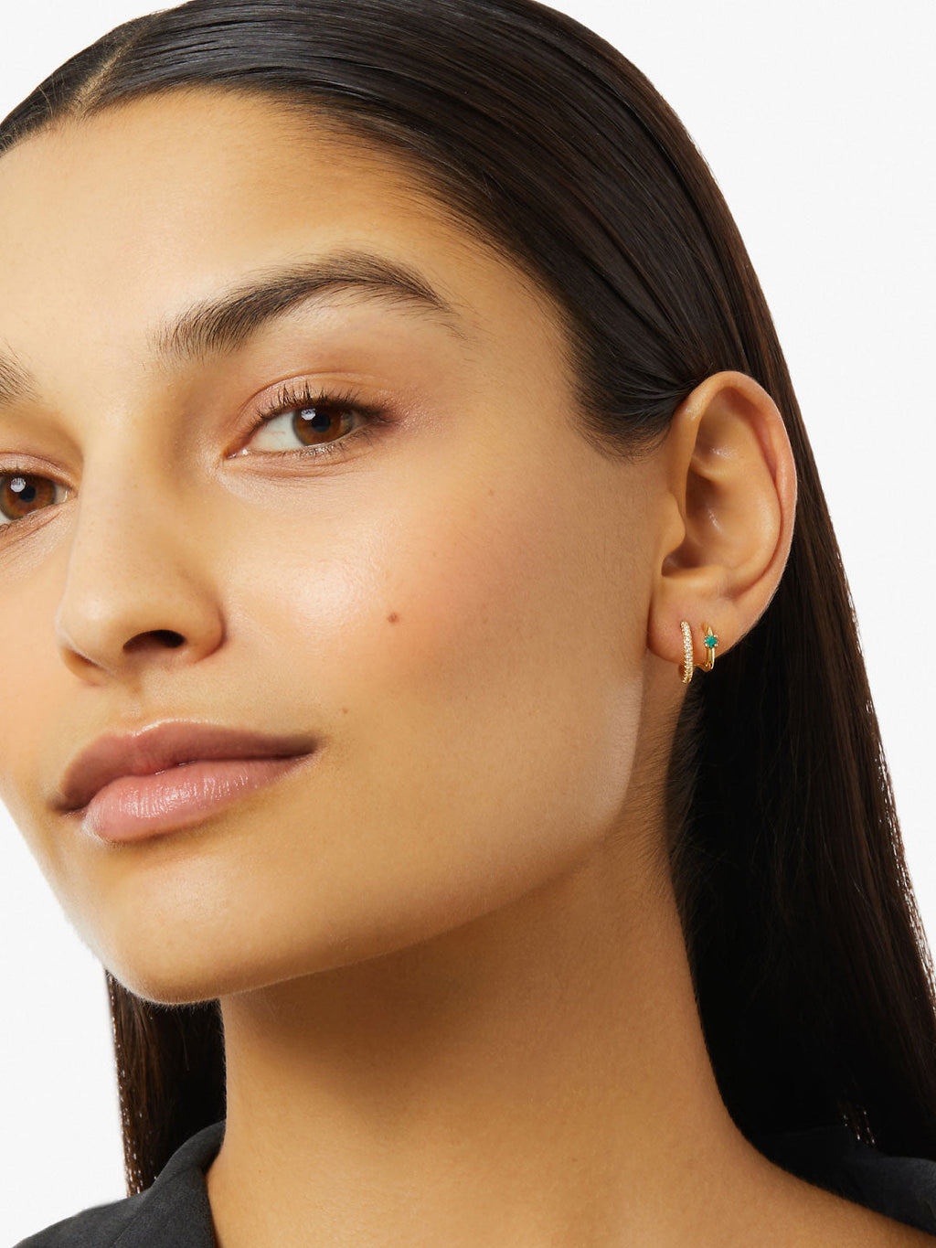 Double Hoop Earrings - Percy
