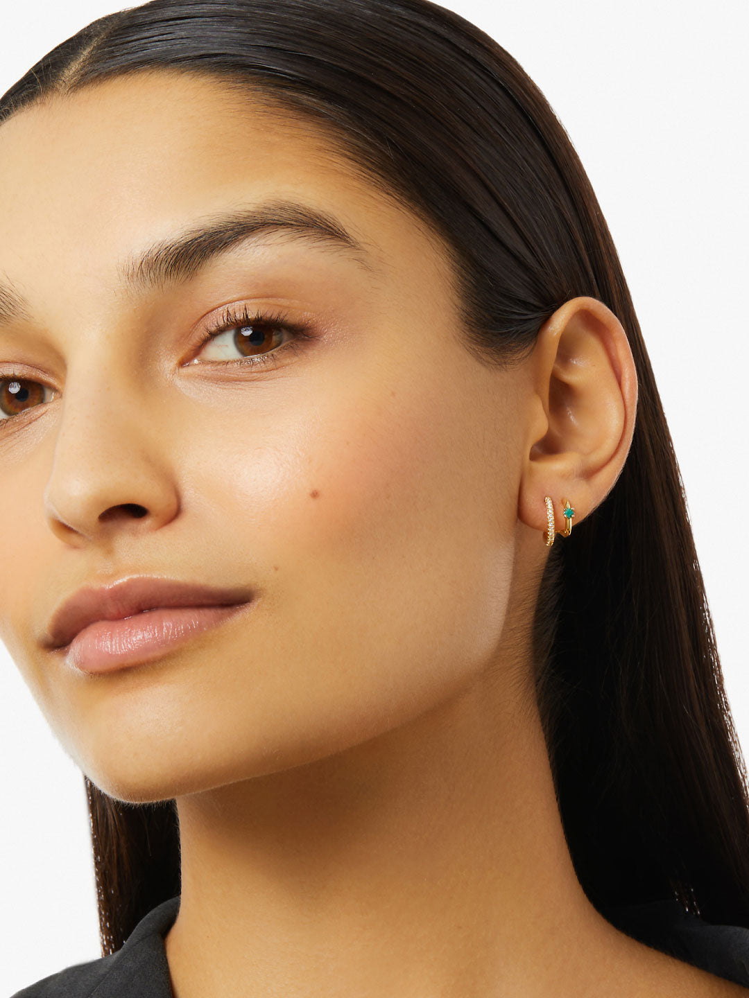 Double Hoop Earrings - Percy